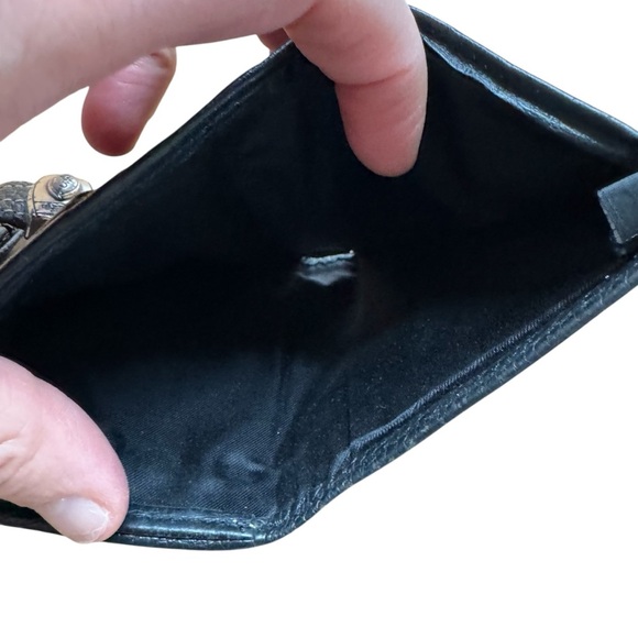 Vintage Brighton Pebble Black Leather Wallet Buckle - Picture 8 of 11